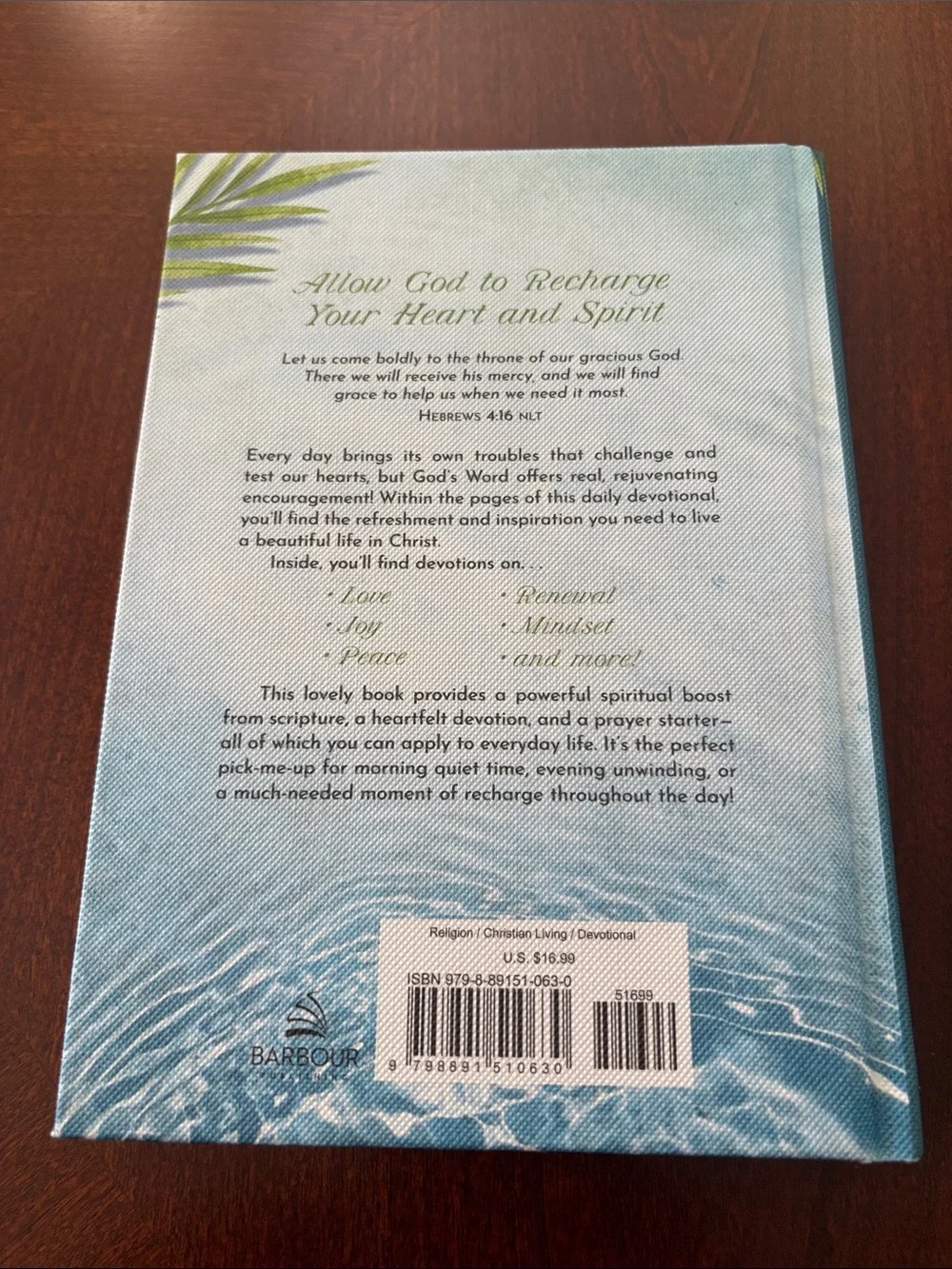 The 3-Minute Recharge Devotional for Women - hard cover
